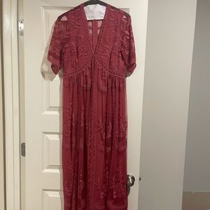 Pink Blush Maternity Dress Size S